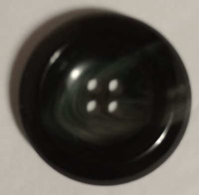 Knapp 29 mm Ø Svart