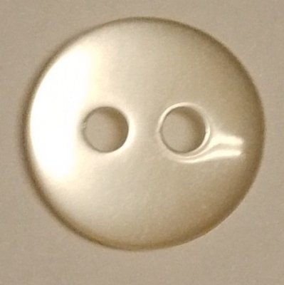 Knapp 11 mm Ø Vit