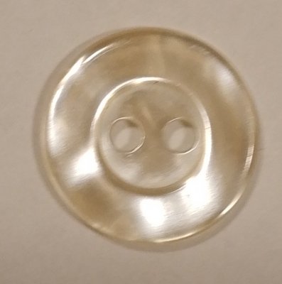 Knapp 14 mm Ø Vit