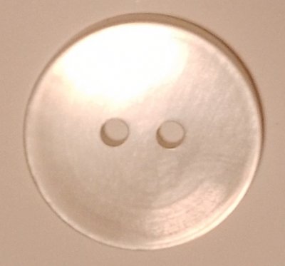 Knapp 16 mm Ø Vit