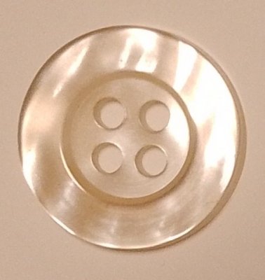 Knapp 14 mm Ø Vit