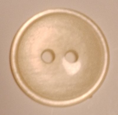 Knapp 19 mm Ø Vit