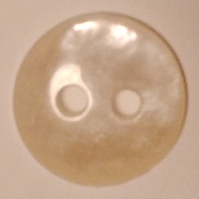 Knapp 11 mm Ø Vit/Beige