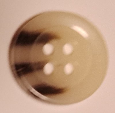 Knapp 18 mm Ø Vit/Svart