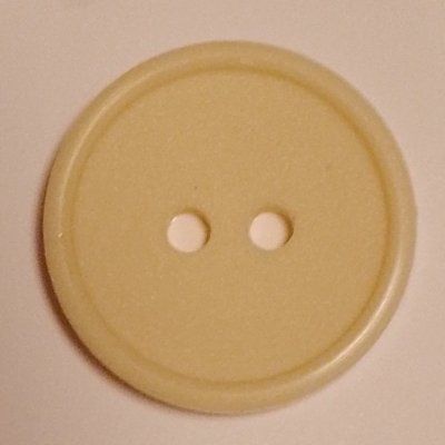 Knapp 19 mm Ø Vit