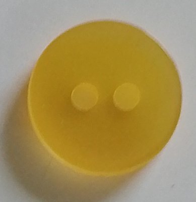 Knapp 13 mm Ø Gul
