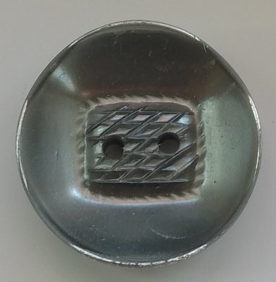 Knapp 21 mm Ø Silverfärgad