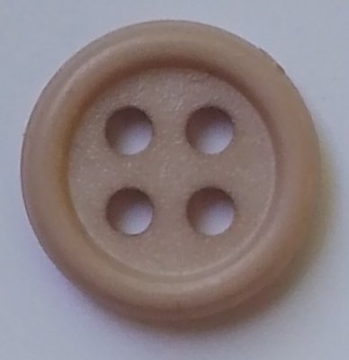 Knapp 11 mm Ø Beige