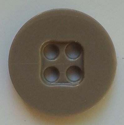 Knapp 16 mm Ø Grå