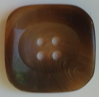 Knapp 20 mm Ø Brun