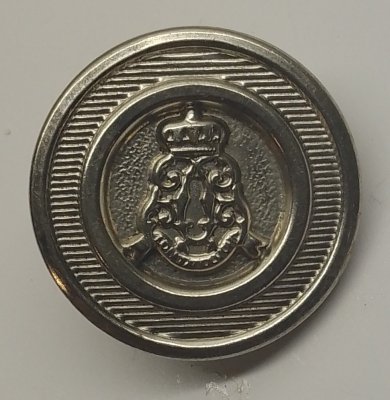 Knapp 20 mm Ø Silverfärgad