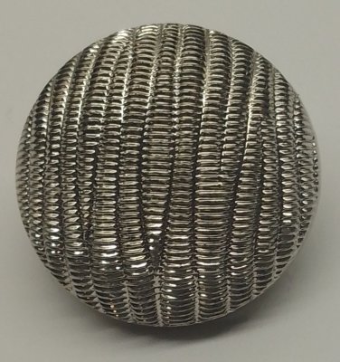 Knapp 18 mm Ø Silverfärgad