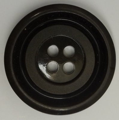 Knapp 27 mm Ø Svart