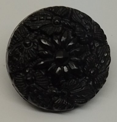 Knapp 16 mm Ø Svart