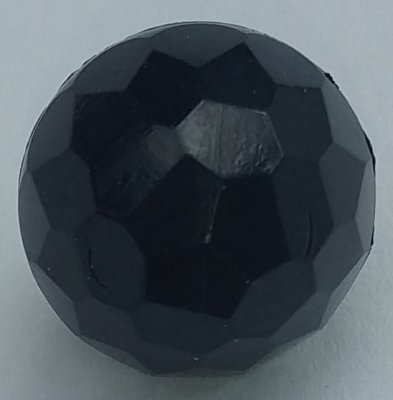 Knapp 12 mm Ø Svart