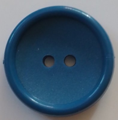 Knapp 22 mm Ø Blå