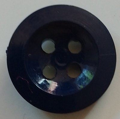 Knapp 13 mm Ø Blå