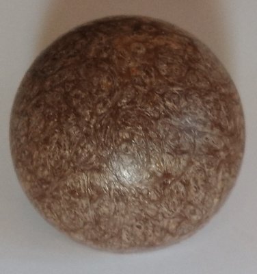 Knapp 19 mm Ø Brun