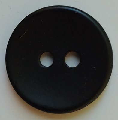 Knapp 16 mm Ø Svart
