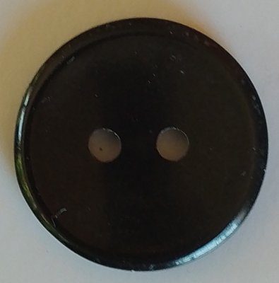 Knapp 15 mm Ø Svart