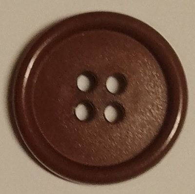Knapp 21 mm Ø Brun