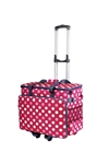 17080 Symaskinsväska BabySnap Trolly 50x26x38cm Multicolor RÖD / RED