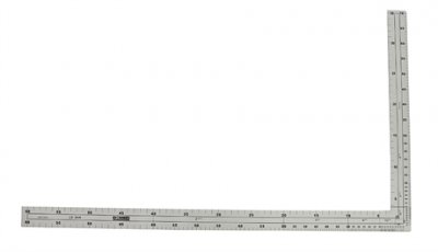 Vinkel linjal 60x35 cm, Square ruler