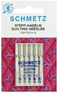 453075 QUILTNÅL 75/11 5-pack 130/705 H-Q SCHMETZ GRÖN FÄRGMARKERING