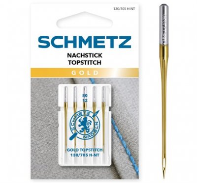 454090 Top Stitch GOLD 90/14 130/705 H-NT VDS A