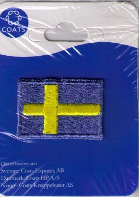 Flagga Svensk 3,5 x 2,5 cm